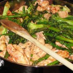Chicken, Asparagus, and Broccoli Stir Fry