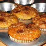 Banana Muffins with A Streusel Surprise