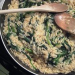 Orzotto with Spinach