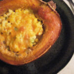 12 Weeks of Winter Squash – Roasted Corn Pudding in Acorn Squash Cups