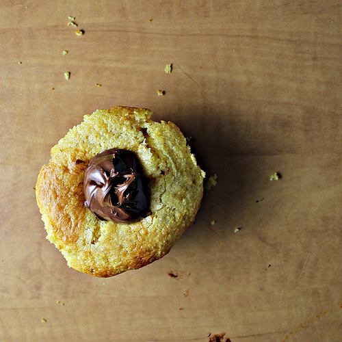 Peanut Butter and Nutella Thumbprint Cookies - bell' alimento