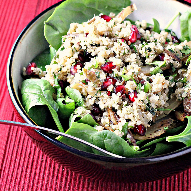 Quinoa, Fennel and Pomegranate Salad Joanne Eats Well With Others