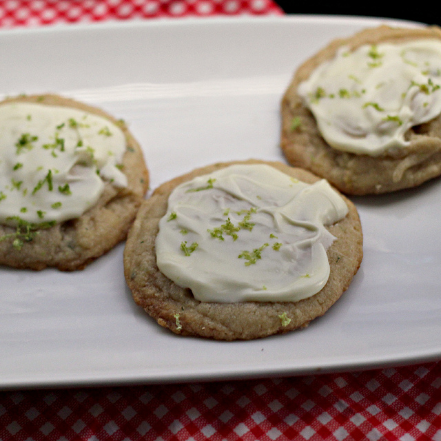 Lime Tarragon Cookies with White Chocolate Topping Joanne Eats Well