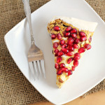 Greek Yogurt Cheesecake with Pomegranate Syrup {GIVEAWAY}