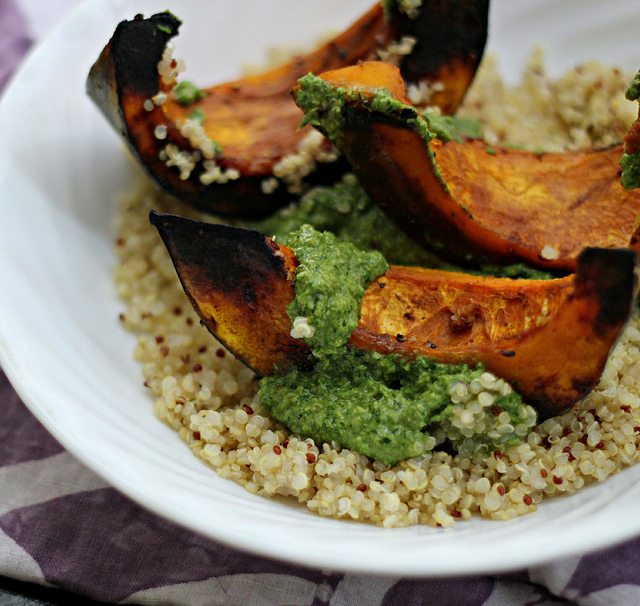 Yotam Ottolenghi's Roasted Butternut Squash with Lentils and Gorgonzola