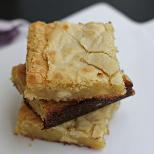white chocolate blondies