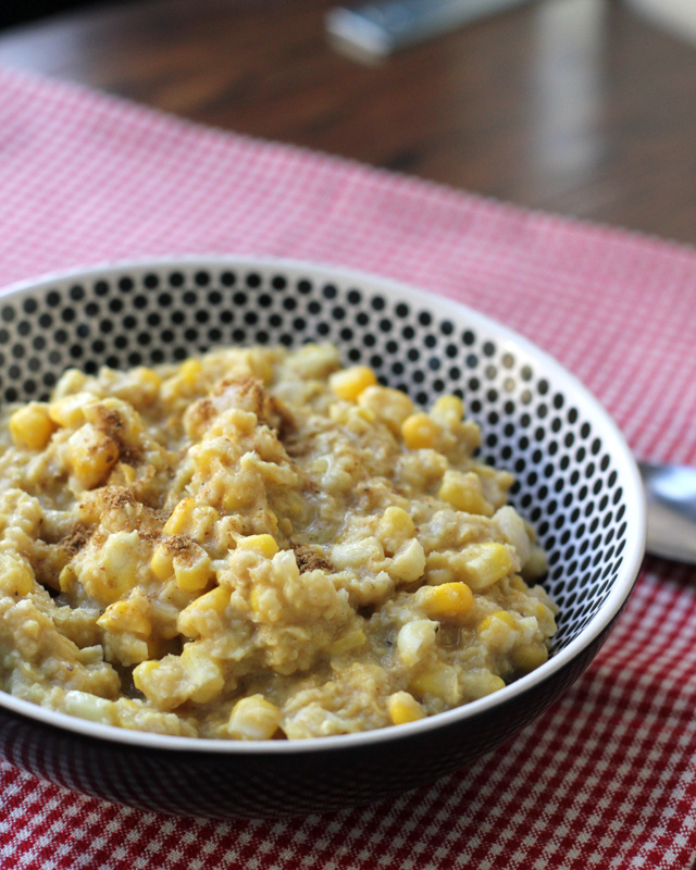 creamed corn with garam masala