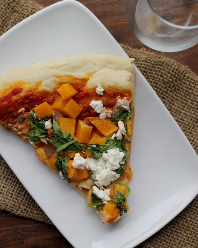 Spinach and Feta Pizza - Sweet Caramel Sunday