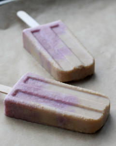 peanut butter and roasted grape jelly popsicles