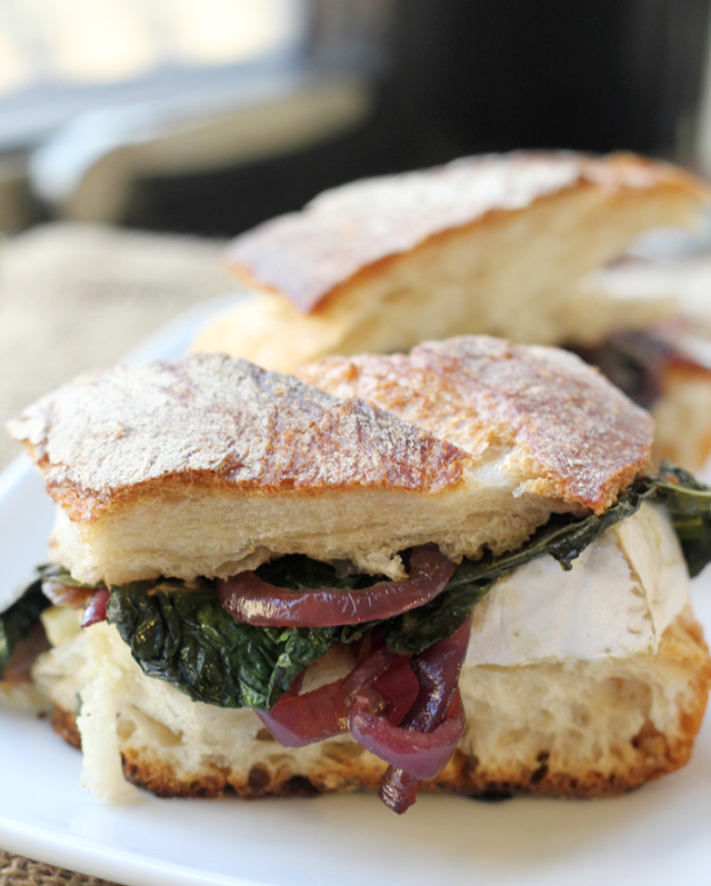 Caramelized Onion Baked Brie Bread Bowl - Baker by Nature