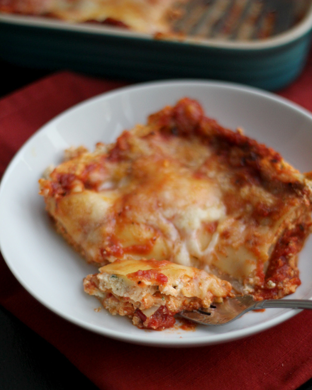 lasagna formaggio