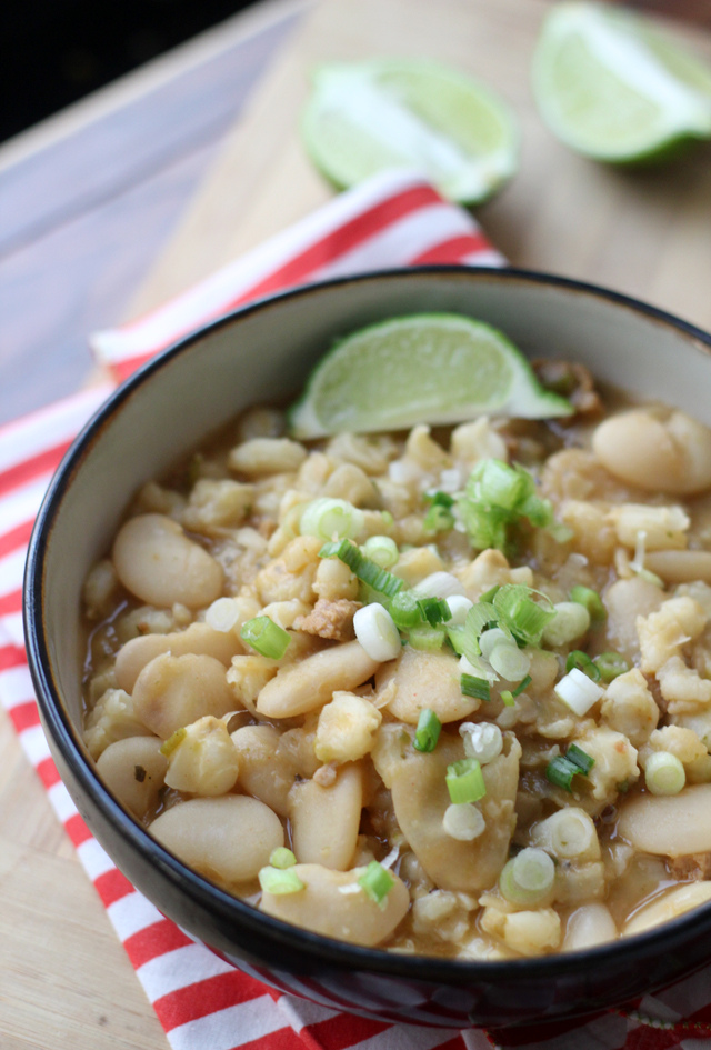 white bean and hominy chili