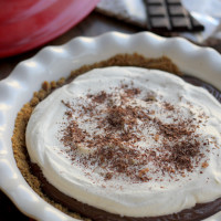 chocolate pudding pie from Eats Well With Others