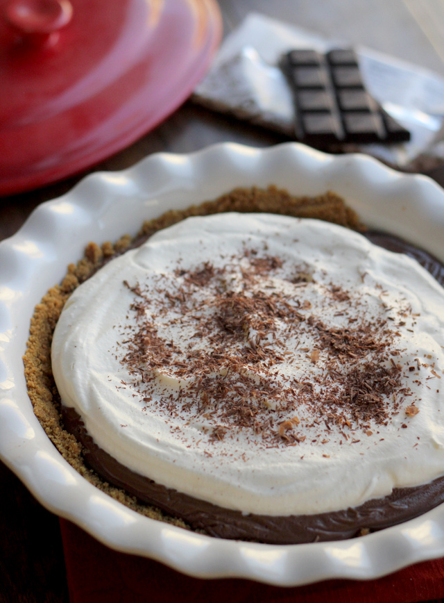 chocolate pudding pie from Eats Well With Others