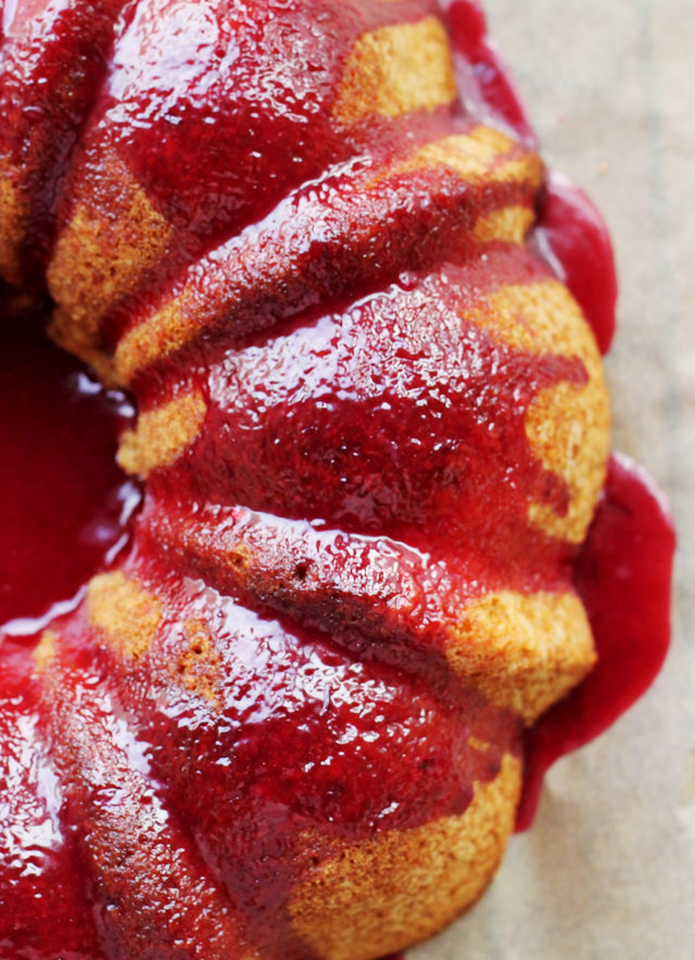 blood orange pound cake