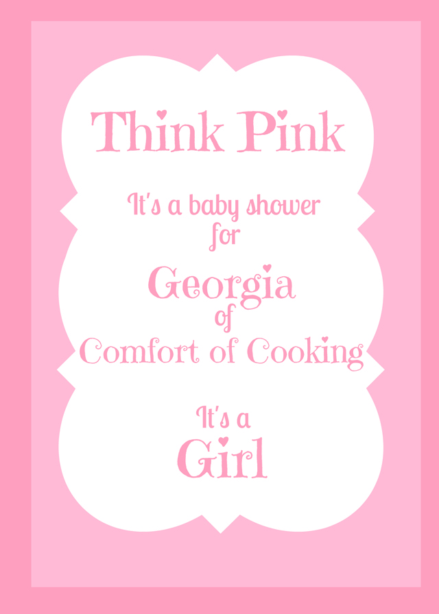Think Pink Baby Shower