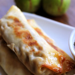 Black Tea Spring Rolls with Eggplant and Mango Dipping Sauce