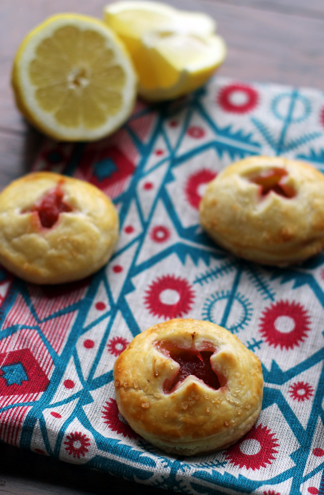 Lemon Rhubarb Bundt Cake - The Baker Chick