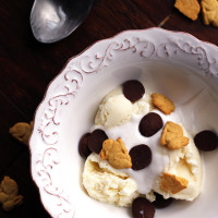 s'mores ice cream sundaes