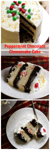 peppermint chocolate cheesecake cake