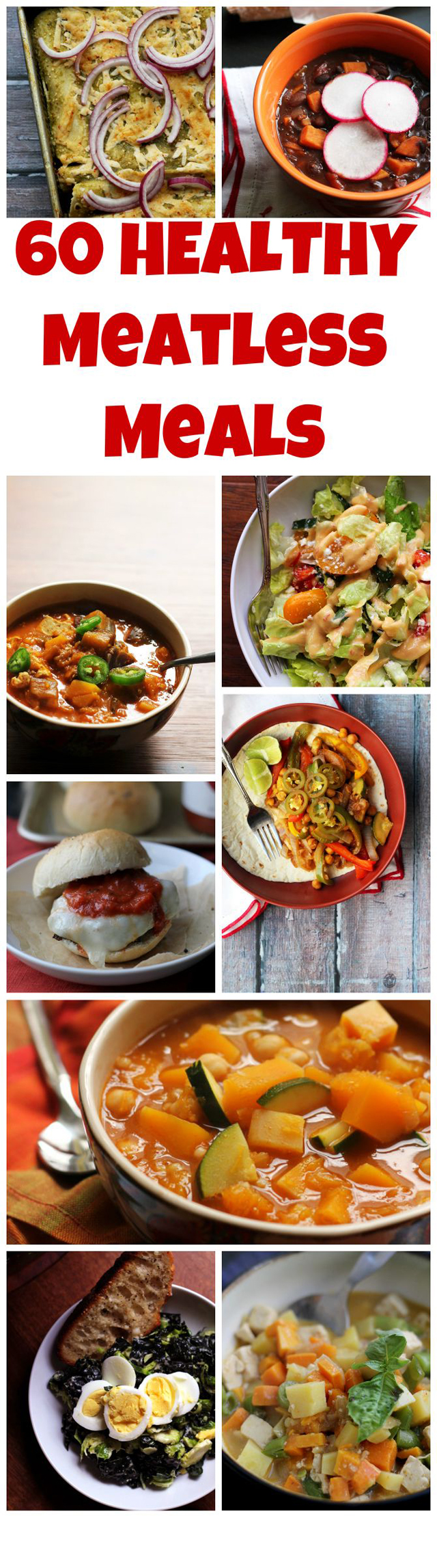 60 Healthy Vegetarian Meals