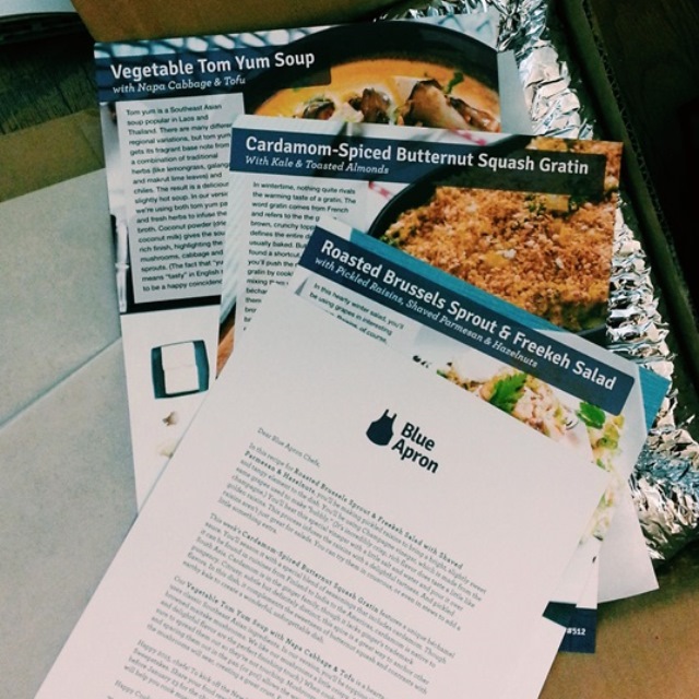 blue apron menus