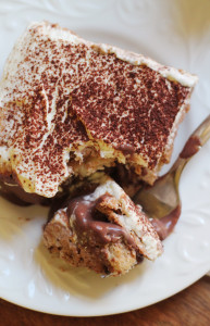 chocolate almond tiramisu