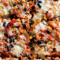 vegetarian carrot enchilada bake