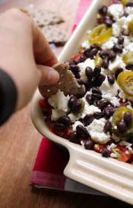 mexican 5-layer bean dip