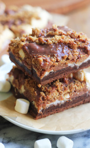s'mores brownies