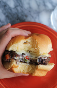 jalapeno popper black bean burgers
