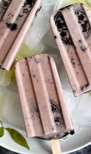 mocha cookies and cream popsicles