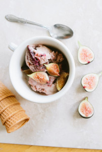 Fig and Balsamic Ice Cream