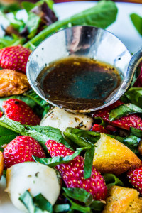 Strawberry Panzanella Salad