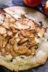 Caramel Apple Smoked Gouda Galette - the perfect sweet and savory way to celebrate the holidays!