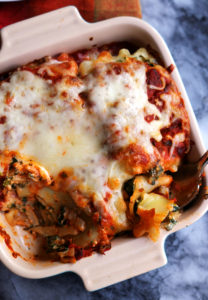 Spinach and Ricotta Manicotti