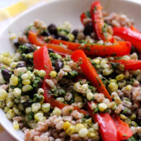 Chimichurri Summer Vegetable Bowls