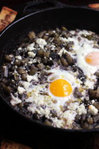 Green Za'atar Shakshouka