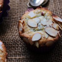 Bakery-Style Almond Poppy Seed Muffins
