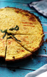 Creamy Meyer Lemon and Black Pepper Quiche