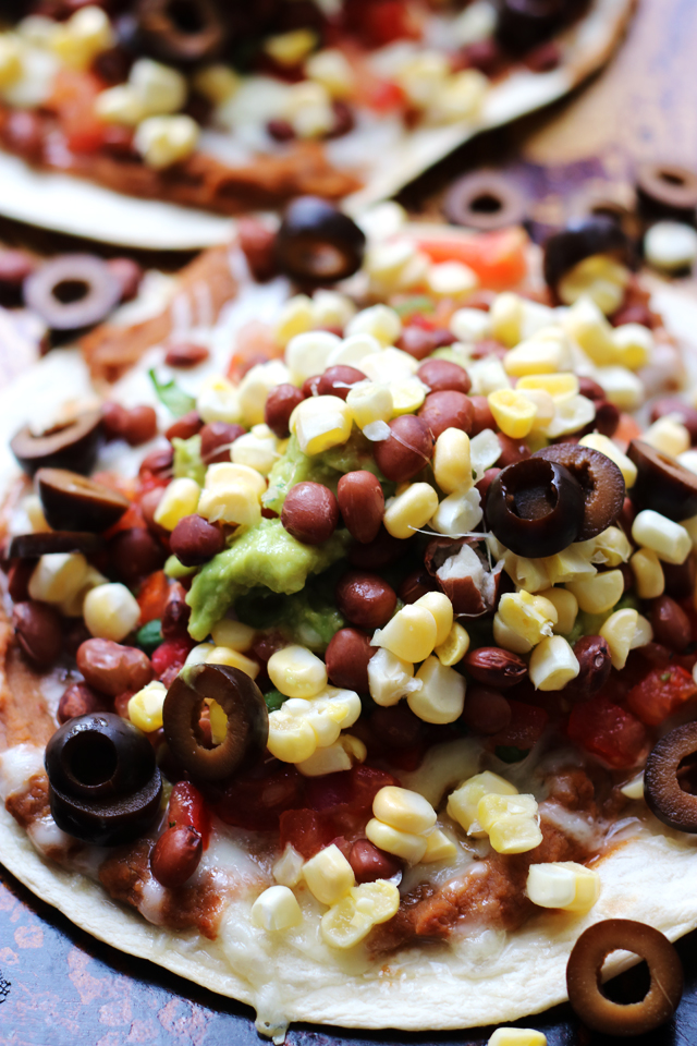 Mexican Seven Layer Dip Tostadas - Joanne Eats Well With Others