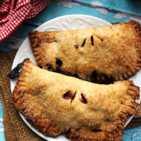 Sweet Cherry Hand Pies with Pinot Noir and Vanilla