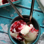 Sweet Corn and Raspberry Swirl Ice Cream