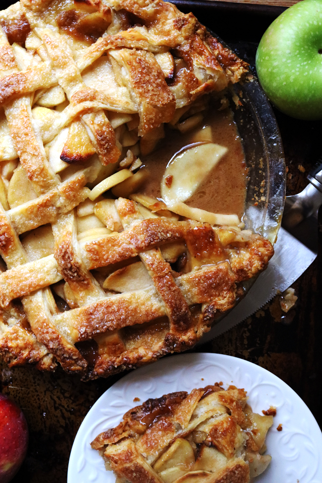 Salted Caramel Apple Pie - Joanne Eats Well With Others