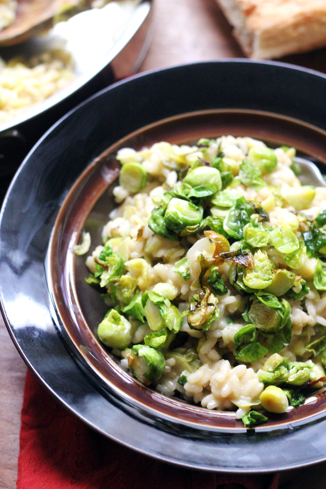Brussels Sprout Risotto