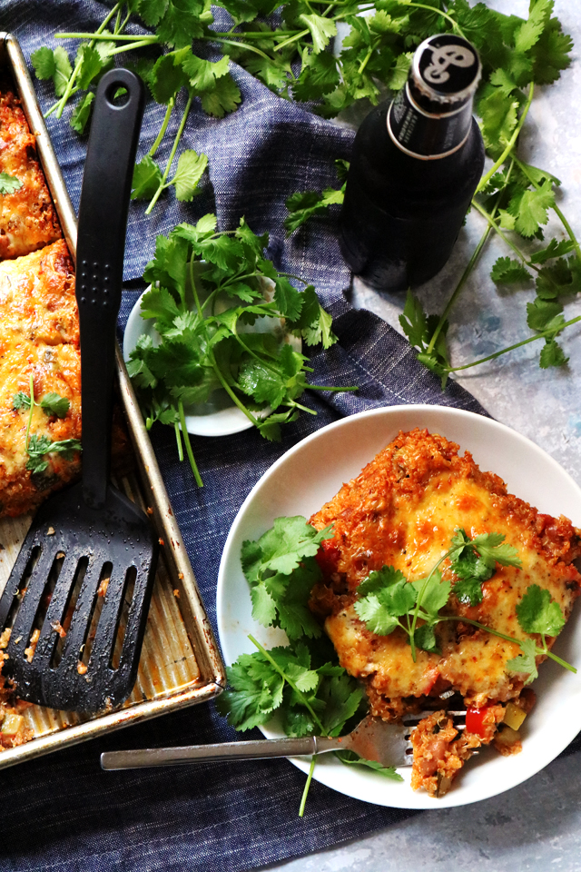 Easy Mexican Vegetable Quinoa Casserole - Joanne Eats Well With Others