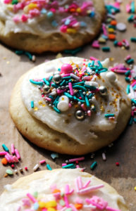 Homemade Soft and Fluffy Frosted Lofthouse Style Cookies