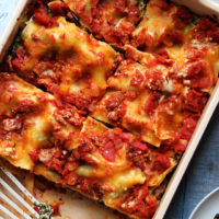 Roasted Eggplant and Swiss Chard Lasagna