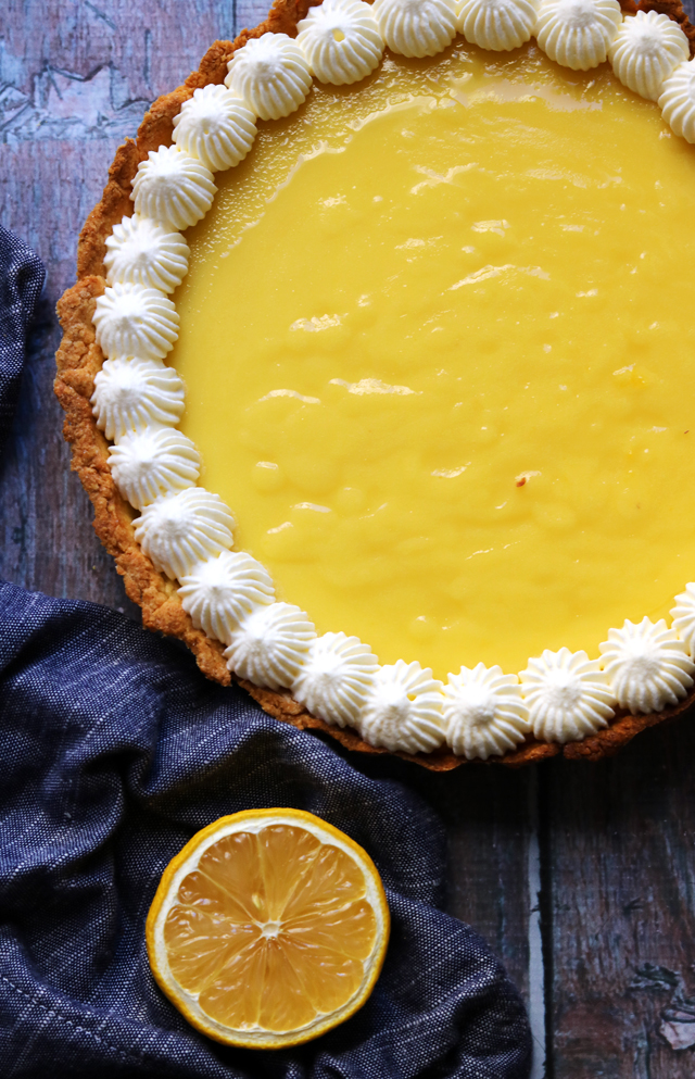 Meyer Lemon and Chocolate Tart - Joanne Eats Well With Others