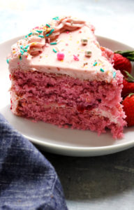 Hot Pink Strawberry Dream Cake